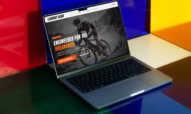 Lead Out Gear desktop storefront