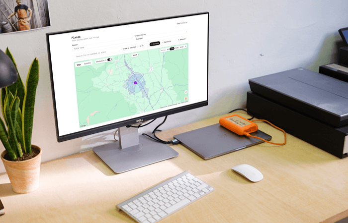 Scout places discovery map